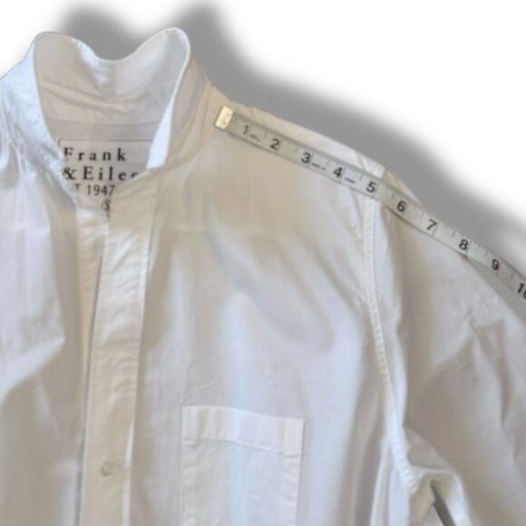 Frank & Eileen Grace Eyelet Midi Dress White Belted Classy Preppy Women’s Size S - Picture 9 of 16